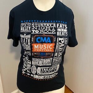CMA Music Festival Black T-Shirt- 2015
